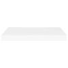 Floating Wall Shelf White 23.6"x9.3"x1.5" MDF - White