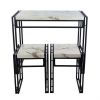 small dining table set - marble