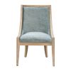 Elmcrest Upholstered Dining Chair with Nailhead Trim - as Pic