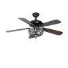 52 Mseel 5-Blade LED Ceiling Fan with Remote Control - Default