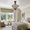 5 - Light Faux Wood Farmhouse Chandelier - as Pic