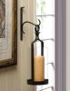 Hanging Glass Candle Holder Sconce