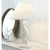 White Seahorse Table Lamp