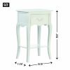 Romantic Country White Night Stand or Accent Table