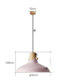 Intelligent Pendant Lamp Is Modern And Simple (Option: Pink-C)