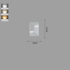 Creative Wall Lamp Nordic Art Living Room Background (Option: Warm light-30X45cm-110V)