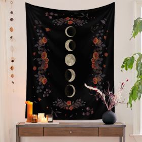 European Retro Mushroom Hanging Cloth Plant Homestay Tapestry (Option: K-150X130CMInstallation package)