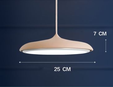 Nordic Modern Simple LED Chandelier Restaurant Chandelier Designer Chandelier (Option: Rose Gold-25cm)