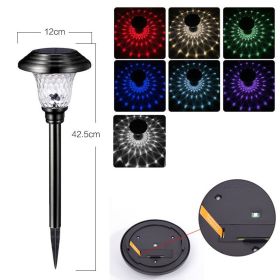 Solar Outdoor Lawn Light (Option: Blackcolorful)