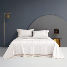 Cotton Single Bed Sheet Pillowcase Three Piece Set (Option: )