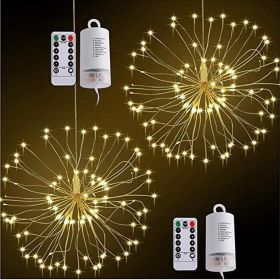 Indoor Light String Outdoor Waterproof Christmas Decoration Light (Option: Warm White-1style)