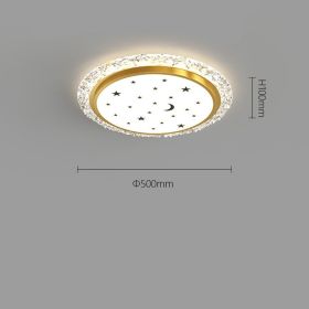 Home Creative Warm And Romantic Bedroom Lamp (Option: 8099Platinum 50CM-Apolar modulation)