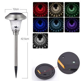 Solar Outdoor Lawn Light (Option: Silvercolorful)