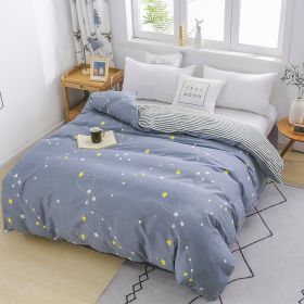 Quilt Cover Single Wholesale Pure Cotton Single Double Student Dormitory Three-piece Set (Option: )