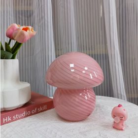 American Dimmable Glass Stripe Lamp (Option: Australian Use-Three Color Pink Glass)