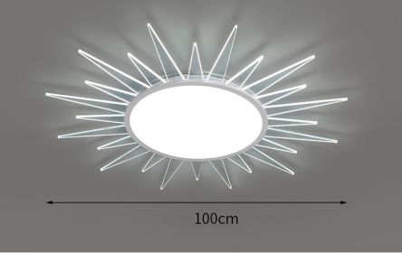 Led Living Room Lamp Modern Simple Atmosphere (Option: White light-100CM)