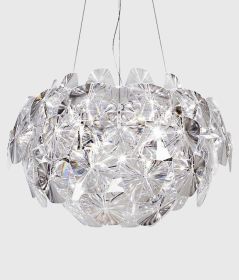 LED Acrylic Living Room Apple Chandelier (Option: Transparent 100x100cm)