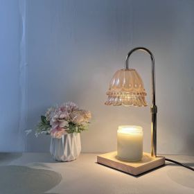 Adjustable Aromatherapy Wax Lamp Bedroom (Option: Australia 220V Dimming-Lily Lifting Two Bulbs)